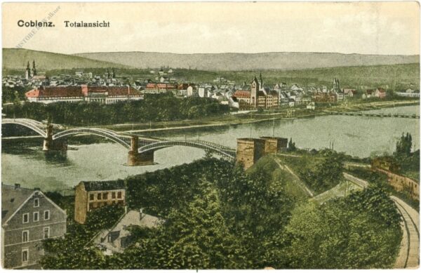koblenz, totalansicht koblenz, totalansicht