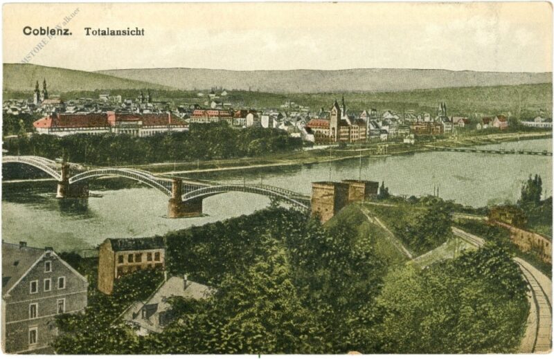 koblenz, totalansicht koblenz, totalansicht