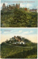 rothenburg, kyffhäuser gebirge mit bismarckturm