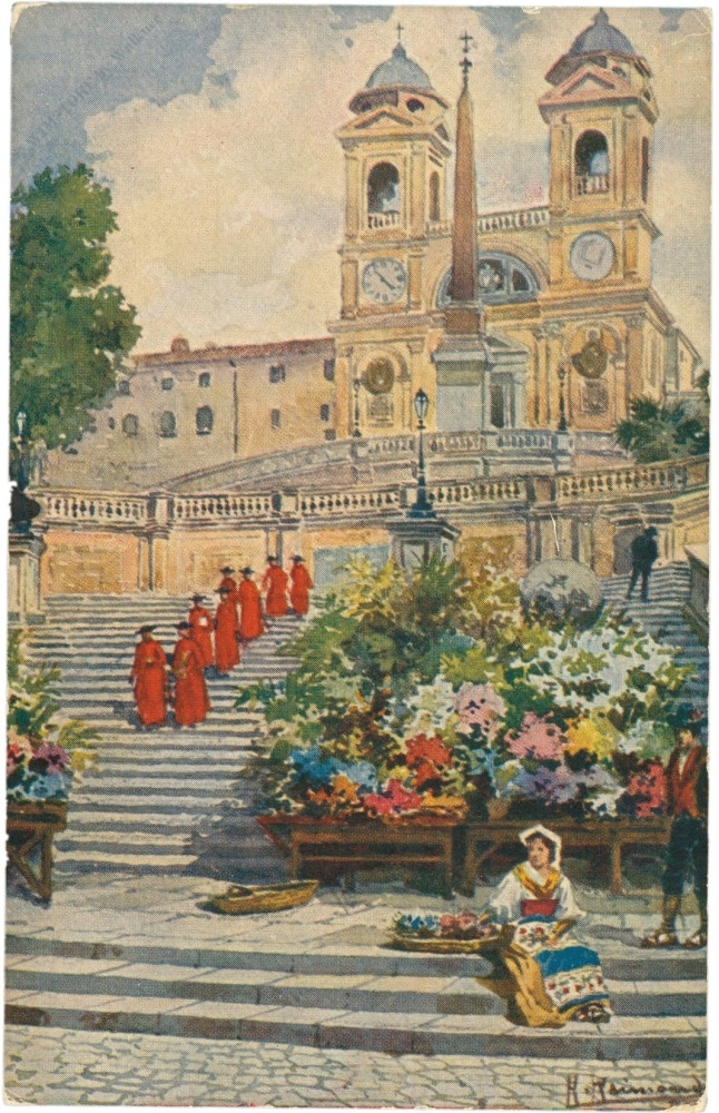 rom, trinita dei monti rom, trinita dei monti
