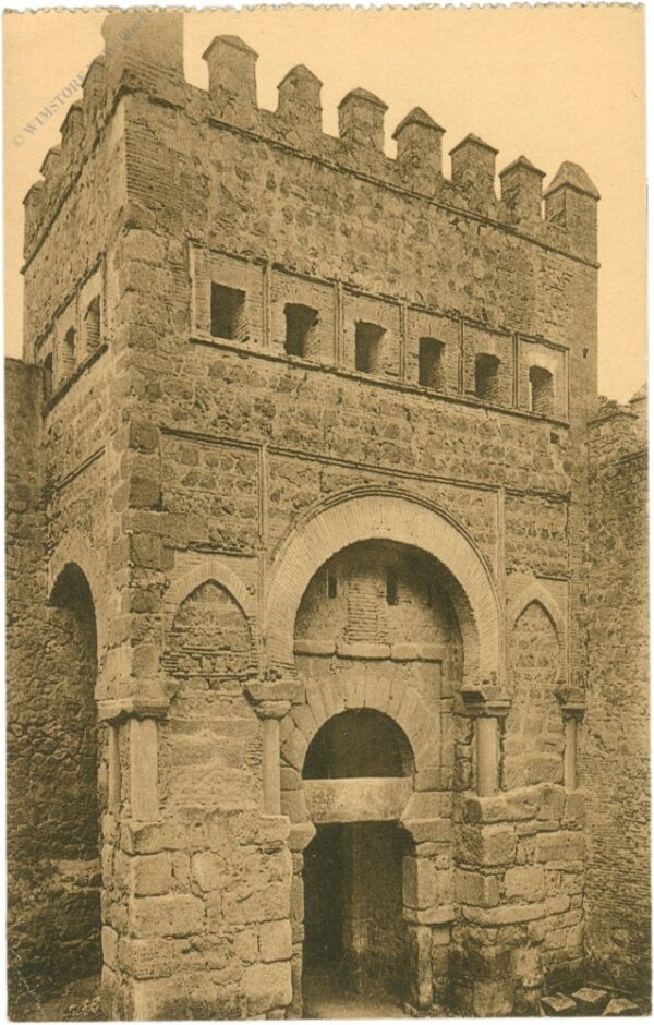 toledo, puerta visagra antigua