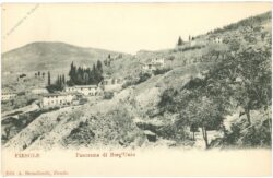fiesole, panorama di borg'uno