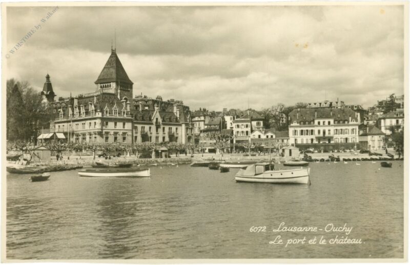 lausanne ouchy, ansicht lausanne ouchy, ansicht