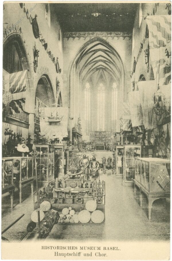 basel, historisches museum, hauptschiff und chor