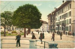 bern, bahnhofplatz, hotel schweizerhof