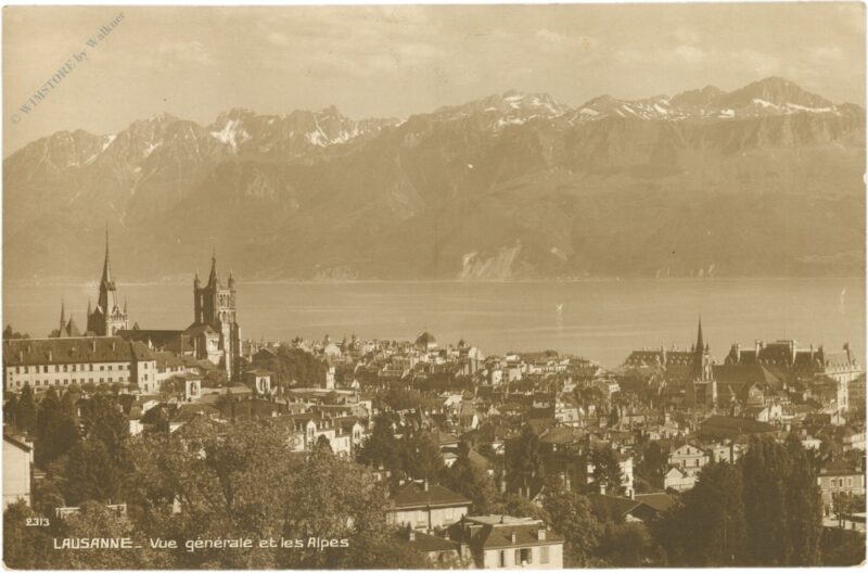 lausanne, gesamtansicht lausanne, gesamtansicht