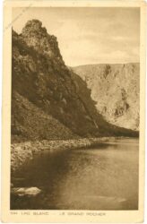 orbey, lac blanc, le grand rocher