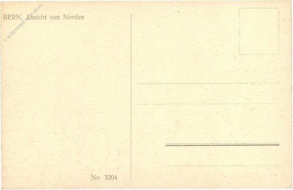 bern, ansicht von norden