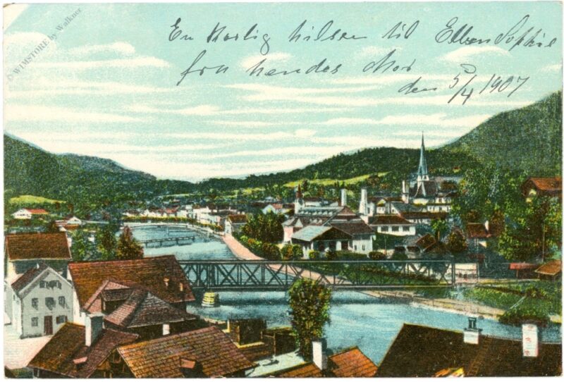 ortsansicht mit brücken ortsansicht mit brücken