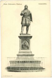 randers, niel ebbesens statue