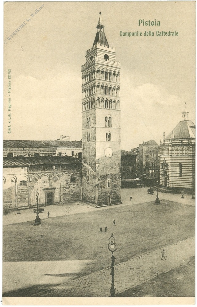 pistoia, turm der kathedrale pistoia, turm der kathedrale
