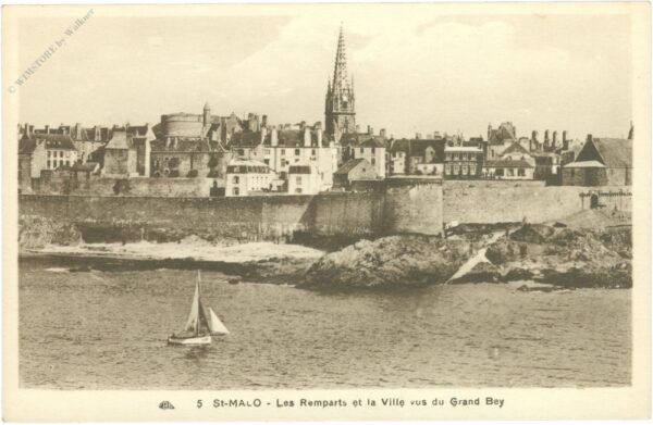 st. malo, uferansicht