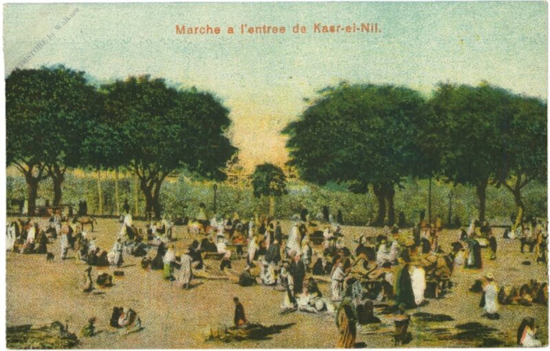 kairo, marche a l'entree de kasr el nil kairo, marche a l'entree de kasr el nil