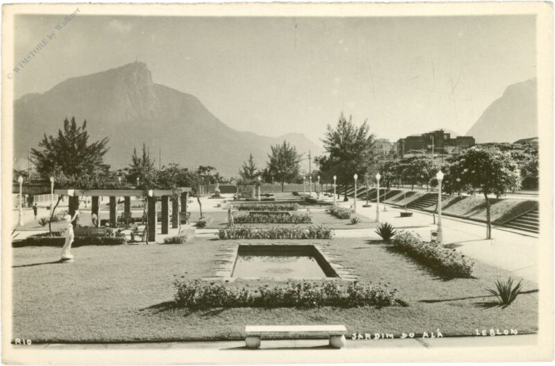 rio de janeiro, leblon, gartenansicht rio de janeiro, leblon, gartenansicht