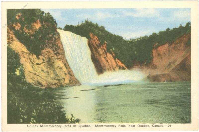 quebec, chutes montmorency quebec, chutes montmorency