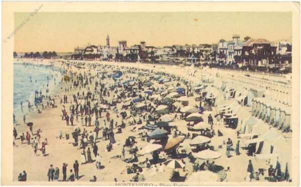 montevideo, strandansicht
