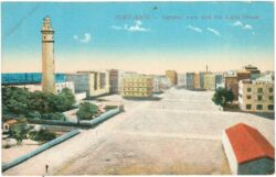port said, gesamtansicht und leuchtturm