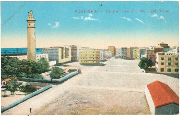 port said, gesamtansicht und leuchtturm