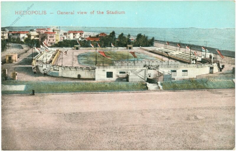 heliopolis, gesamtansicht des stadions heliopolis, gesamtansicht des stadions