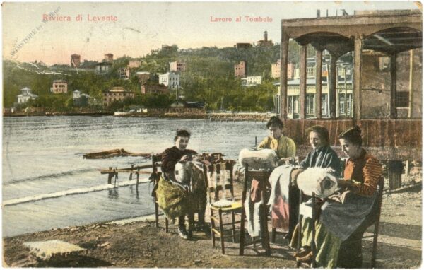 riviera de levante, lavoro al tombolo