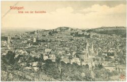 stuttgart, blick von der karlshöhe
