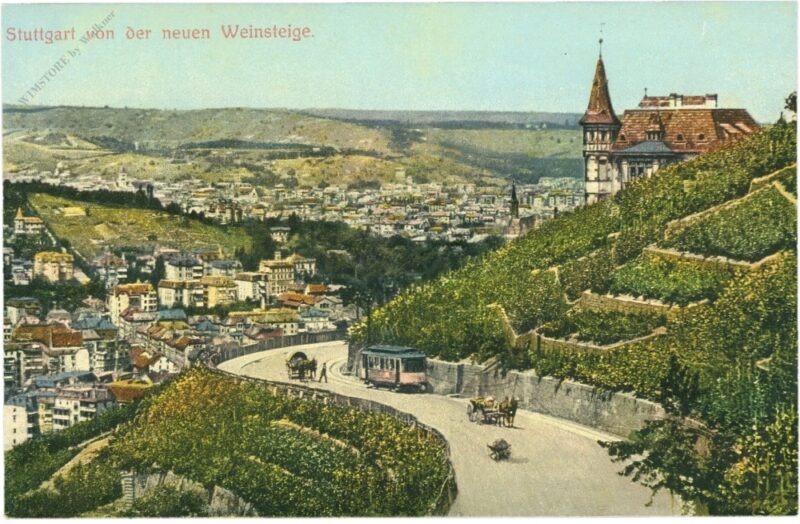 stuttgart, von der neuen weinsteige stuttgart, von der neuen weinsteige