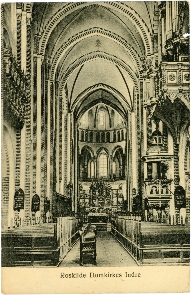 roskilde, inneres der domkirche roskilde, inneres der domkirche