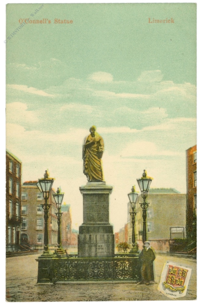 limerick, o'connell's statue limerick, o'connell's statue