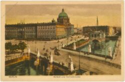 berlin, schloss und schlossbrücke
