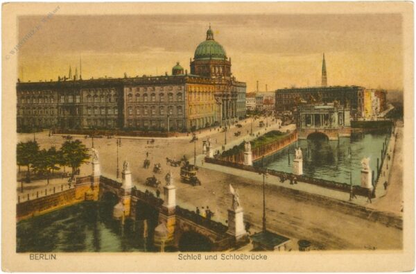 berlin, schloss und schlossbrücke