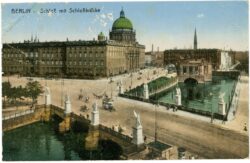 berlin, schloß mit schloßbrücke
