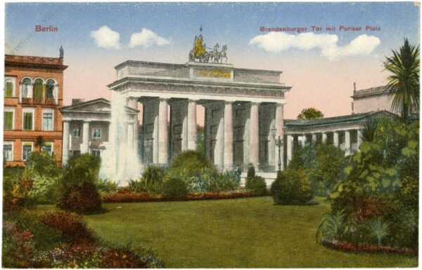 berlin, brandenburger tor mit pariser platz