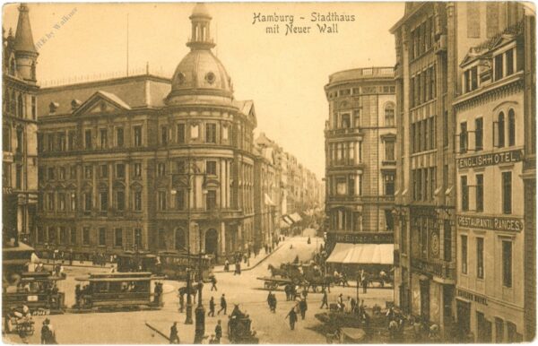 hamburg, stadthaus mit neuer wall