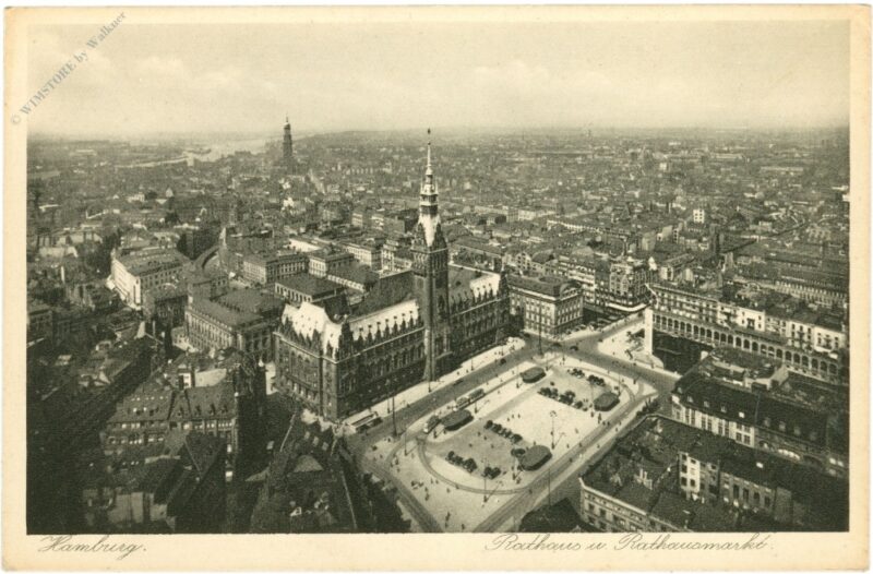 hamburg, rathaus und rathausmarkt hamburg, rathaus und rathausmarkt