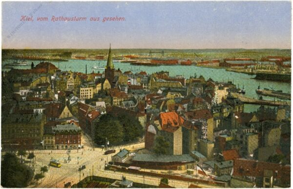 kiel, vom rathausturm aus gesehen