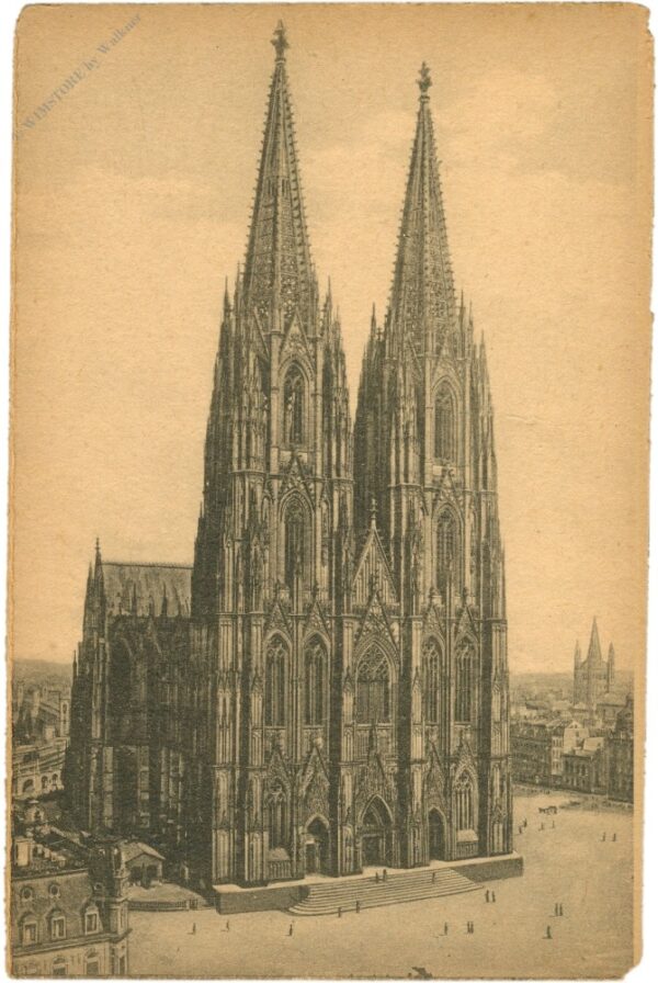 köln am rhein, dom, westseite