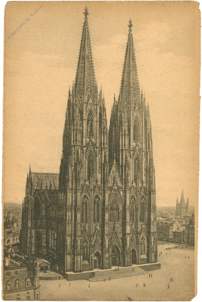 köln am rhein, dom, westseite köln am rhein, dom, westseite