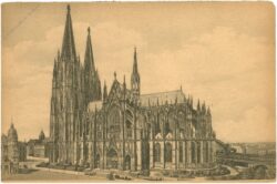 köln am rhein, dom, südseite