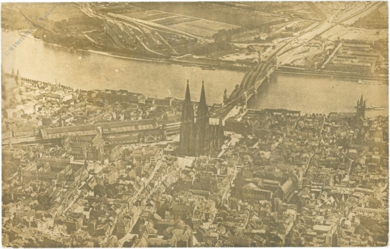 köln am rhein, luftaufnahme köln am rhein, luftaufnahme