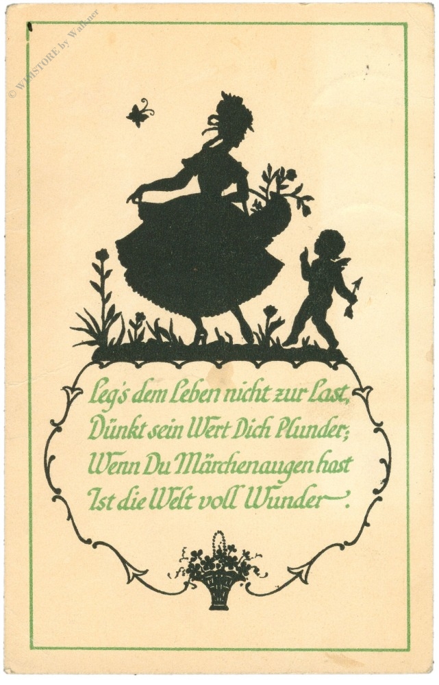 scherenschnitt, mädchen mit engel, vers scherenschnitt, mädchen mit engel, vers