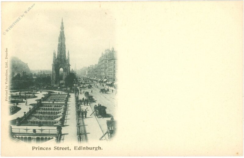 edinburgh, princes street edinburgh, princes street