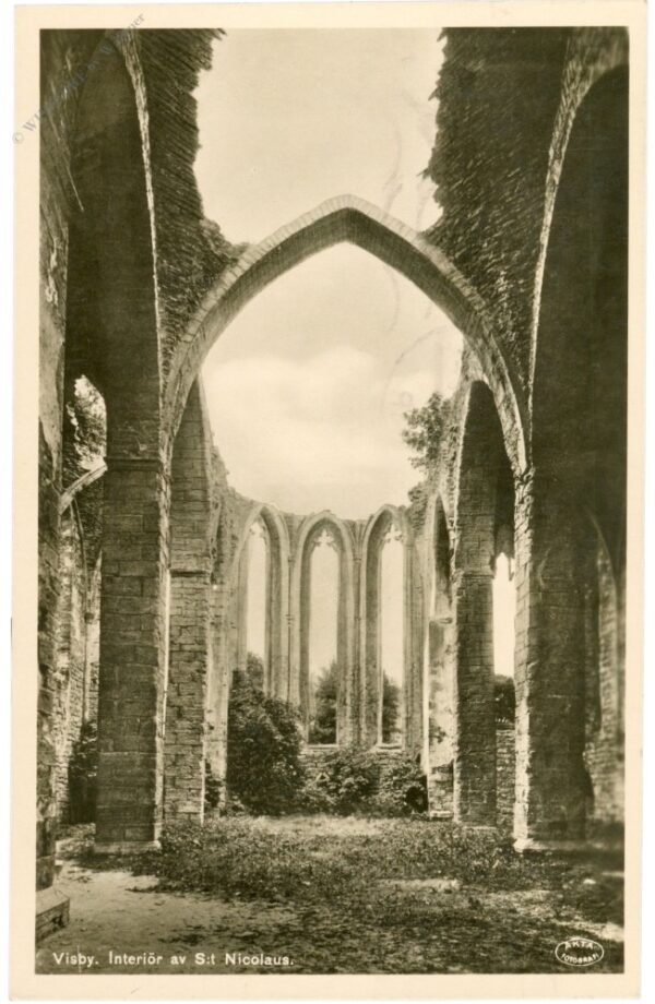 visby, interior von st. nicolaus