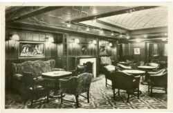 bremen, norddeutscher lloyd, d. columbus, 2. kl. rauchzimmer