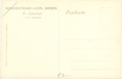 bremen, norddeutscher lloyd, d. columbus, 2. kl. rauchzimmer