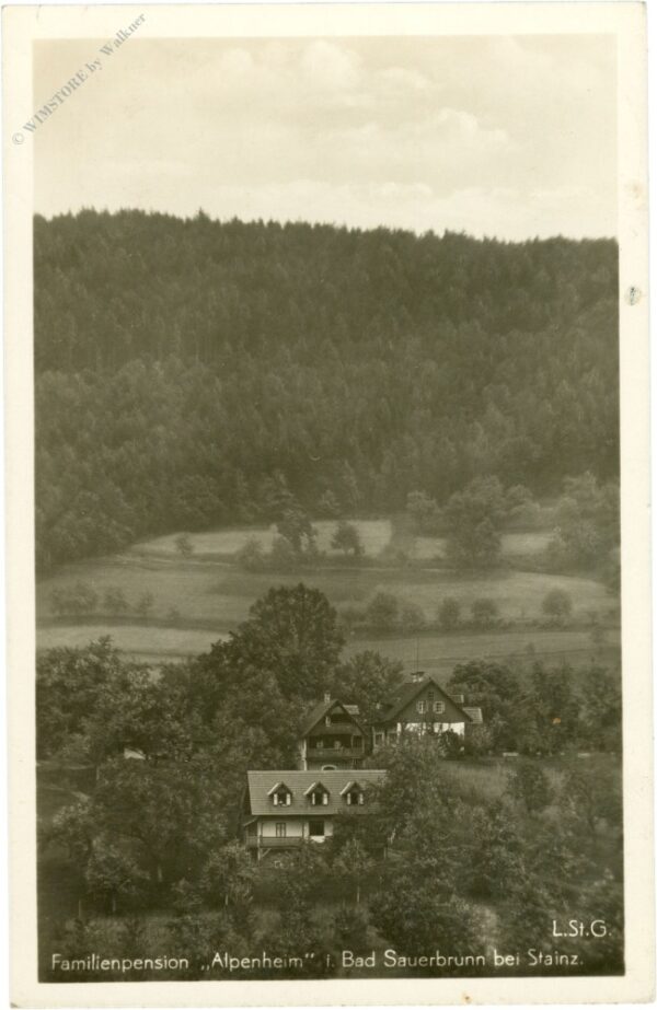 stainz, bad sauerbrunn, familienpension alpenheim