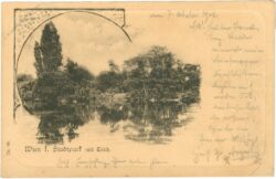 wien 1, stadtpark mit teich