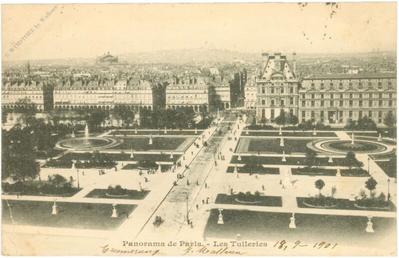 paris, panorama, les tuileries paris, panorama, les tuileries