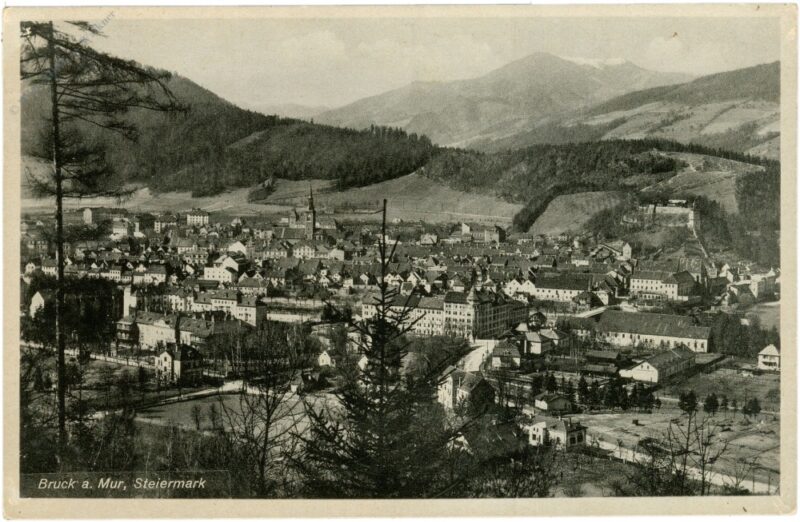 bruck an der mur, ortsansicht bruck an der mur, ortsansicht