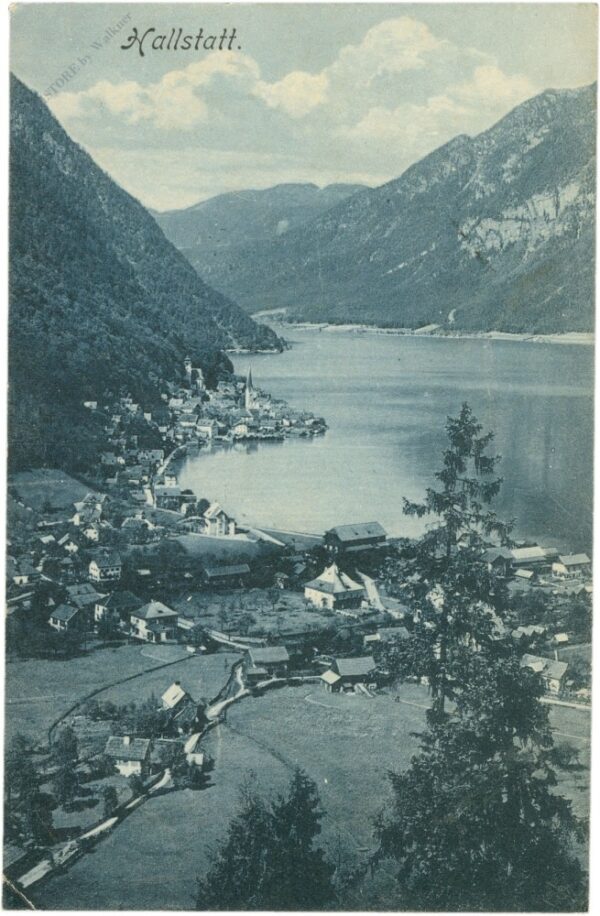 hallstatt, ortsansicht