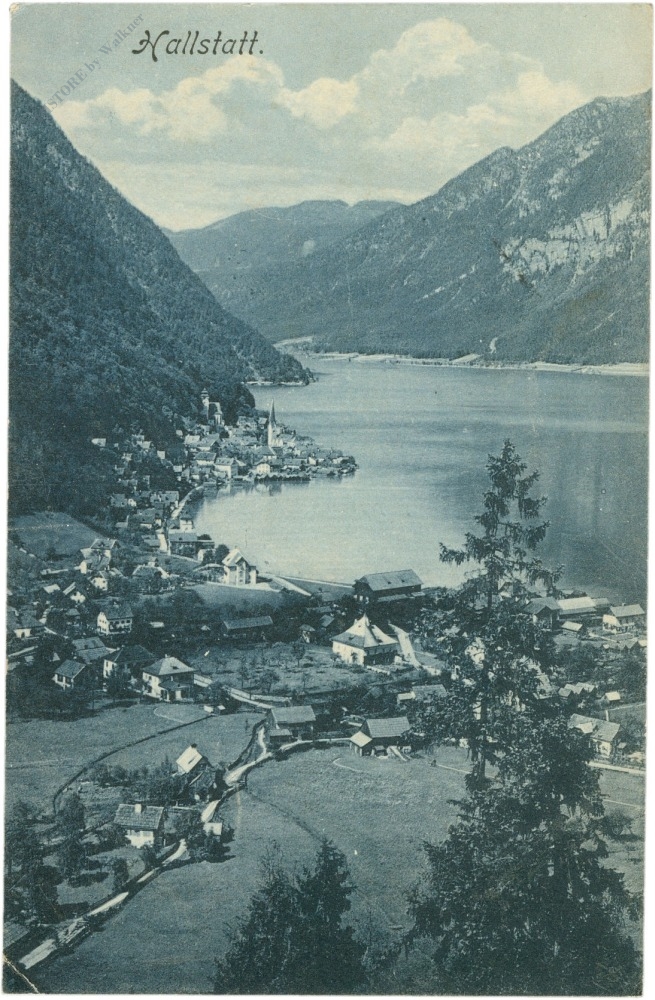 hallstatt, ortsansicht hallstatt, ortsansicht